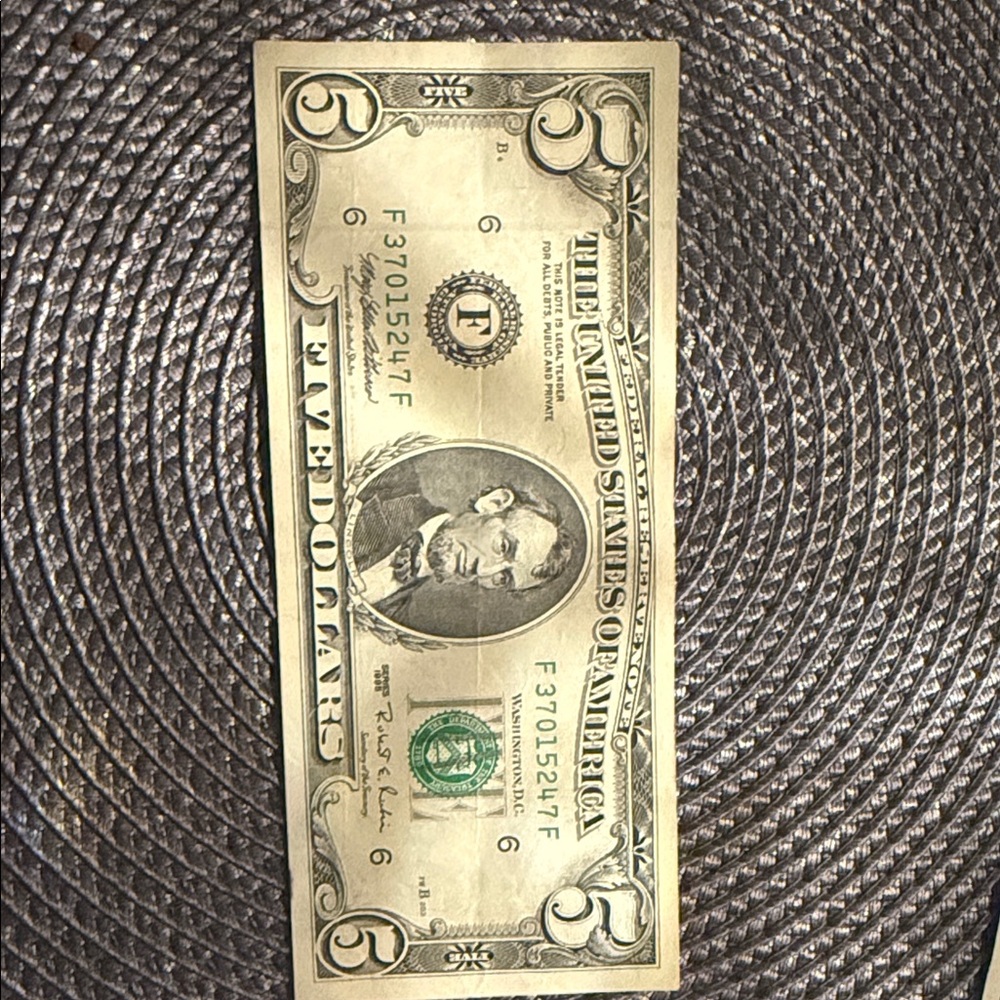 Five Dollar Bill